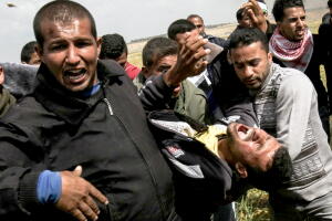 Protesta Palestinos