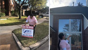 “Si se puede, las mujeres podemos”: hispana que repara techos y no la ha frenado ni la pandemia 