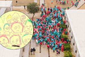 niños inmigrantes ICE Dilley detención infantil cartas dibujos impacto emocional derechos humanos