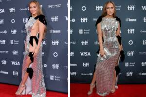 Jennifer López en el estreno de 'Unstoppable' en el Festival de Toronto.