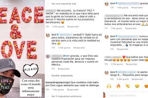 Toni Costa se pronunció así por un entorno de "paz" en medio de las críticas que recibe por su noviazgo con 'La Bichota'.
