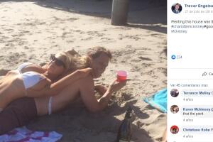 trevor engelson y Charlotte McKinney 