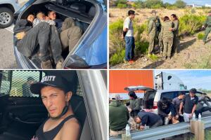 Arrestos de indocumentados en la operación calles seguras.