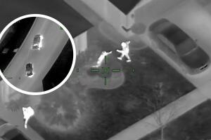 La rápida acción de la Sección de Aviación del HCSO permitió localizar el vehículo robado y coordinar la detención de los sospechosos en tierra.