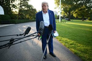 US-POLITICS-NATO-SUMMIT-TRUMP-DEPART