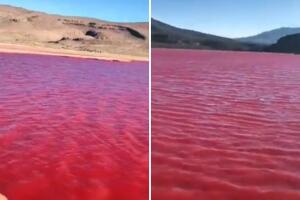 Supuesto Río Nilo teñido de rojo sangre desata pánico en redes sociales