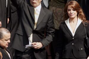 Marcelo Ebrard y Mariagna Pratts