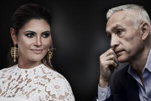 Chiquinquirá Delgado y Jorge Ramos