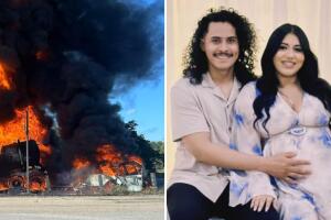 Jesús Claudia bebé choque pipa combustible giddings texas condado lee