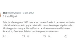Teoría conspirativa Luis Miguel murió en un accidente automovilístico
