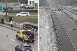 Reportan choques en Carolina del Norte ante la caída de nieve y hielo negro