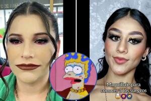 Estética se hace viral por maquillajes 'horribles' de sus clientas