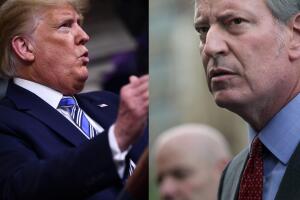Bill De Blasio criticó al presidente Donald Trump por el manejo que su administración ha hecho de la crisis de coronavirus, en el programa "Meet the Press" de NBC. 