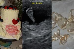 Ana Brenda Contreras también reveló que su bebé llevará el nombre de Aria.  