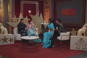 Laysha y 'El Malito' en el post-show de ¿Apostarías por mí?