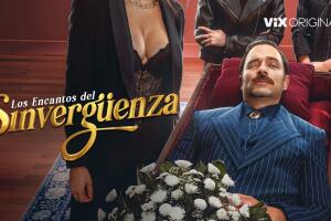 Serie Los Encantos del Sinvergüenza disponible en ViX