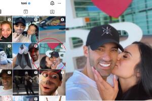 Toni Costa conservaba fotos y videos en Instagram con su novia pese a que ella eliminó todo rastro en Instagram. 