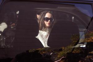 US pop star Britney Spears arrives at th