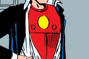 Tony Stark posando 
