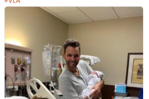 Patriucio Borghetti y su hijo