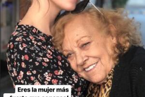 Belinda y su abuela Doña Juana