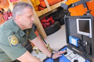 Centro de entrenamiento del equipo de túneles de la Patrulla Fronteriza en Nogales, Arizona. 
