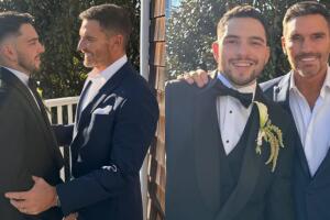 Hijo de Julián Gil se casa y el actor le regala un traje con un forro único: así fue la boda
