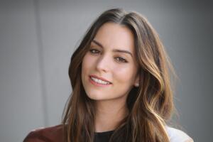 EXTRA Interviews Genesis Rodriguez And Jamie Chung At Westfield Century City