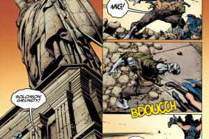 Gotham y Gotham Girl vs Solomon Grundy
