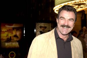 Tom Selleck At Film Premiere of Monte Walsh