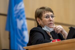 La Alta Comisionada para los Derechos Humanos de la Organización de Naciones Unidas, Michelle Bachelet.