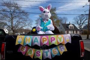 Coronavirus Covid-19 Easter Bunny Drive By