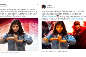 Reacciones en apoyo a Xochitl Gomez por su papel como América Chávez en 'Doctor Strange 2'