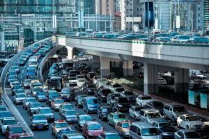 Congestionamento carros