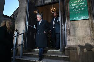 King Charles III Attends Engagements With Christian Communities In London