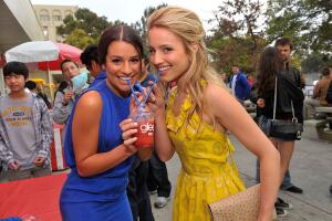 Dianna Agron y Lea Michele