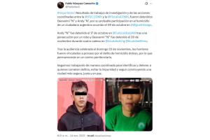 Ellos serían los presuntos asesinos del modelo y cantante argentino, Fede Dorcaz.