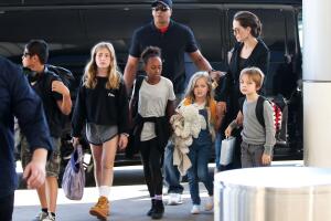 Angelina Jolie con hijos
