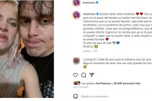 Imelda Tuñón también publicó un mensaje en el que expresa el dolor y cuánto extraña a Julián Figueroa. 