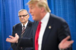 Republican Presidential Candidate Donald Trump Campaigns Throughout Iowa
