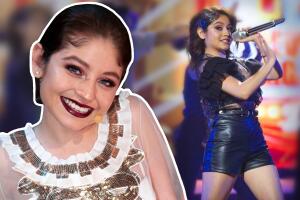 Karol Sevilla logra poner sus huellas en la plaza Galerías