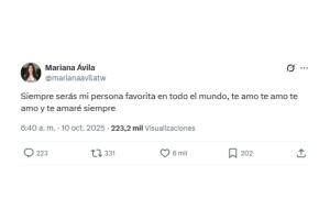 Así despidió Mariana Ávila a su novio Fede Dorcaz.