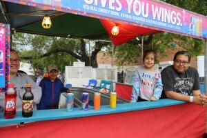 We're checking out the Fiesta spirit of the Oyster Bake