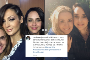 Marisol Mijares con Nora Salinas e Irán Castillo