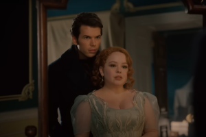 Escena del espejo en la temporada 3 de 'Bridgerton'