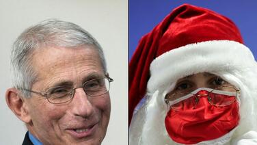 Santa Claus and Dr Fauci