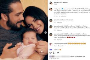 Maite Perroni, Andrés Tovar y su hija Lía