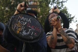 Protest Against Sebastian Piñera Amid First Anniversary of The Murder of Camilo Catrillanca