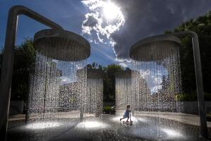 APTOPIX Lithuania Extreme Weather Heat