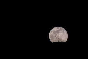 Superluna de la flores vista en el norte de México